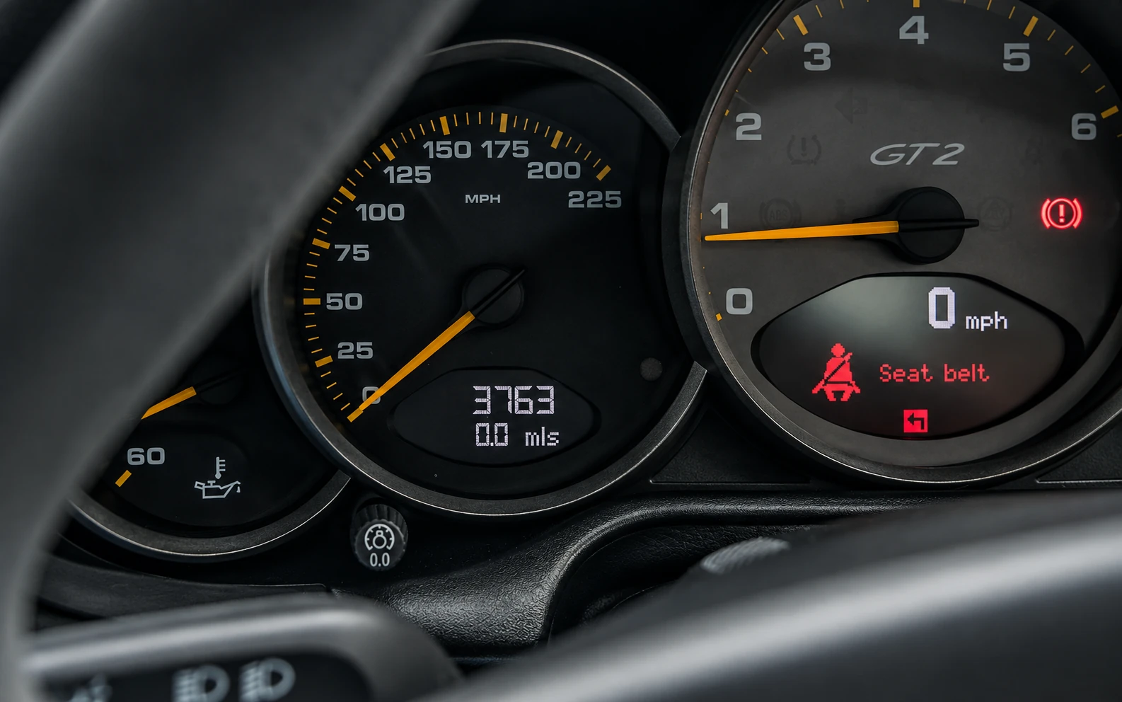 Odometer reading 3,763 miles